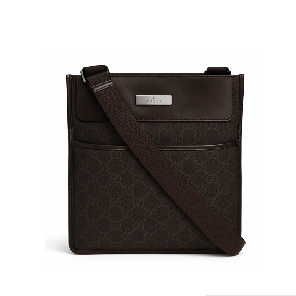 Gucci GG vintage brown canvas crossbody